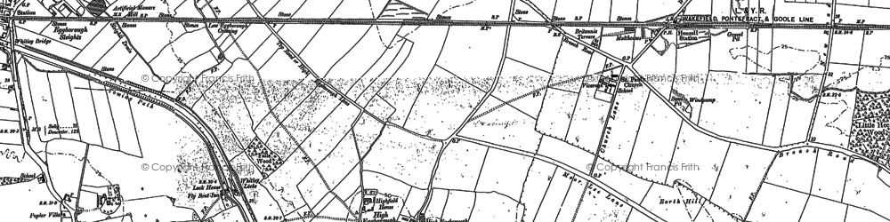 Old map of High Eggborough in 1888