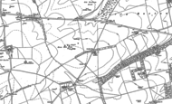 Old Map of High Gardham, 1889