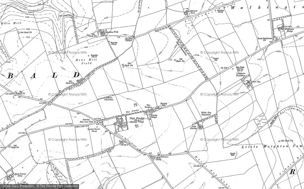 Old Map of High Hunsley, 1888 - 1889 in 1888