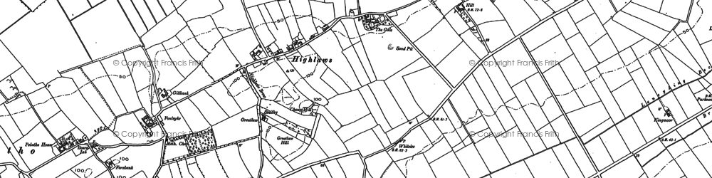 Old map of High Laws in 1899