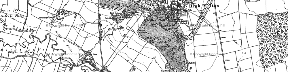 Old map of High Melton in 1890