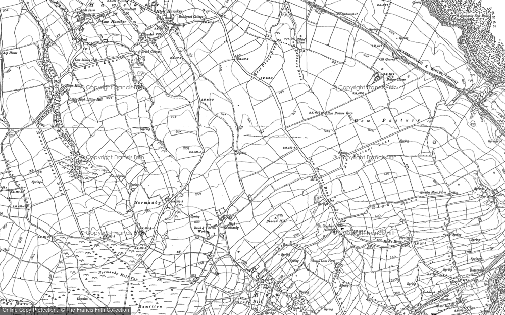 Old Maps of High Normanby, Yorkshire - Francis Frith