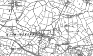 Old Map of High Offley, 1880 - 1900