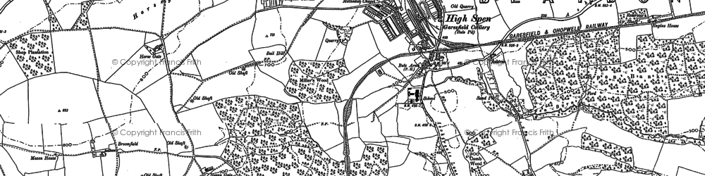 Old map of Broomfield Fm in 1915