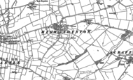 Old Map of High Toynton, 1887