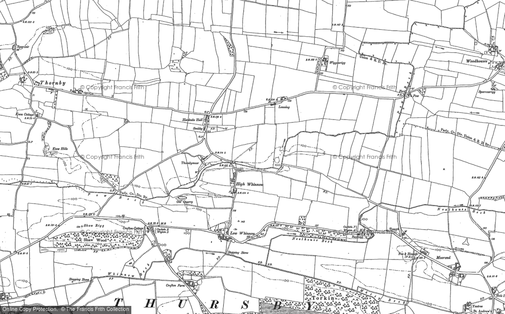 Old Map of High Whinnow, 1890 - 1899 in 1890