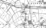Old Map of Higham, 1881 - 1883