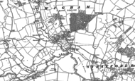 Old Map of Higham, 1884 - 1896