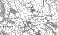 Old Map of Higher Ansty, 1887