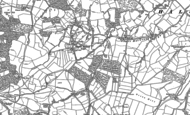 Old Map of Higher Halstock Leigh, 1901