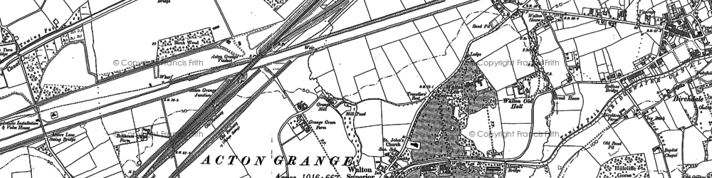 Old map of Appleton Resr in 1908