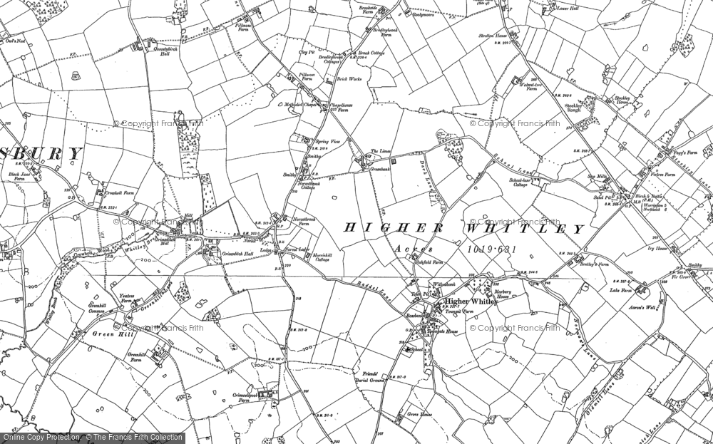 Higher Whitley, 1897