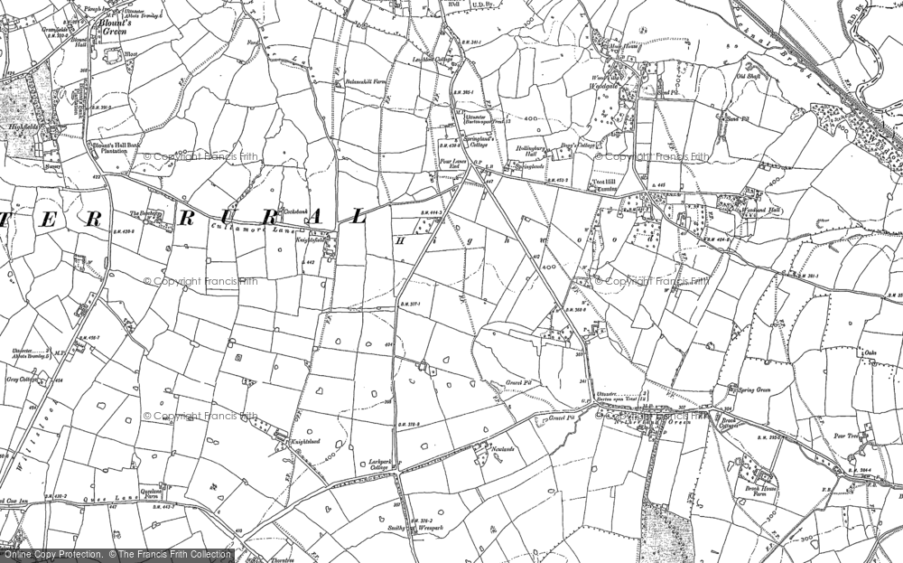 Old Map of Highwood, 1899 - 1900 in 1899