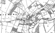 Old Map of Hilborough, 1883