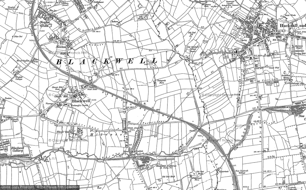 Old Map of Hilcote, 1879 - 1898 in 1879