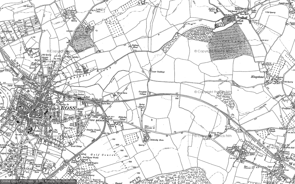Old Map of Hildersley, 1887 - 1903 in 1887