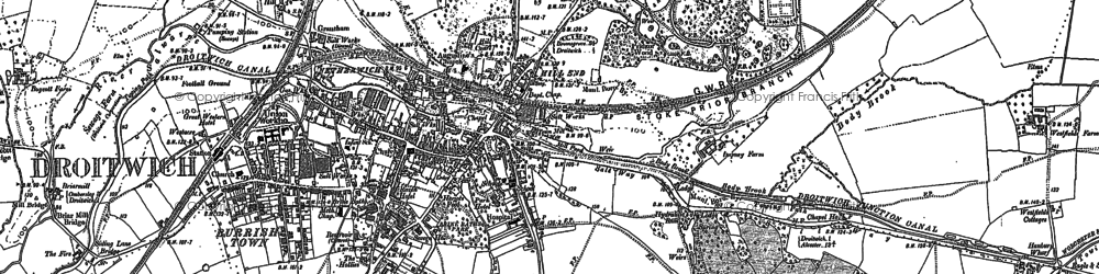 Old map of Hill End in 1883