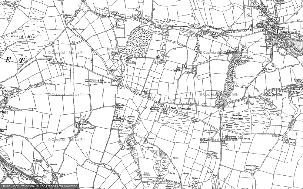 Old Map of Historic Map covering Port Lion in 1906