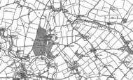 Old Map of Hillend, 1900