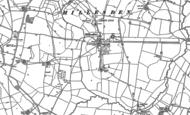 Old Map of Hillesden, 1898