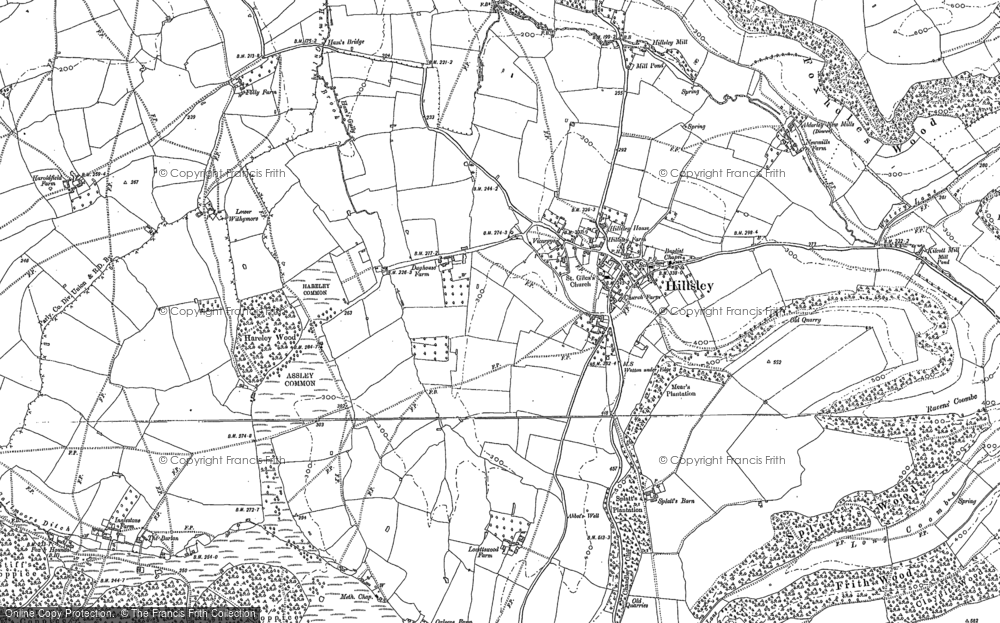 Old Map of Hillesley, 1881 - 1901 in 1881