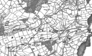 Old Map of Hillhead, 1886 - 1938