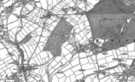 Old Map of Himley, 1881 - 1900