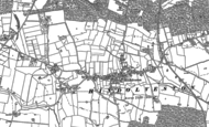 Old Map of Hindolveston, 1885