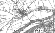 Old Map of Hindon, 1900
