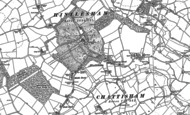 Old Map of Hintlesham, 1884