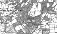 Old Map of Hinton Admiral, 1896 - 1907