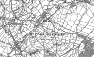 Old Map of Hinton Blewett, 1883 - 1884
