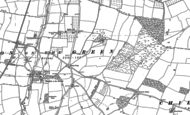 Old Map of Hinton Cross, 1884 - 1900