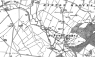 Old Map of Hinton Parva, 1887