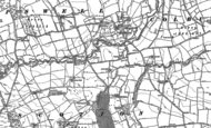 Old Map of Hipswell, 1891