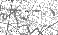 Old Map of Hirst Courtney, 1888