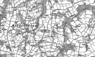 Old Map of Hittisleigh, 1886 - 1887