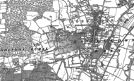 Old Map of Hoddesdon, 1895