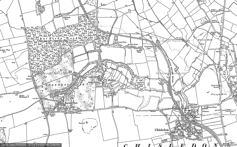 Old Map of Hodson, 1899 - 1922 in 1899