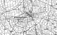 Old Map of Hognaston, 1879 - 1880