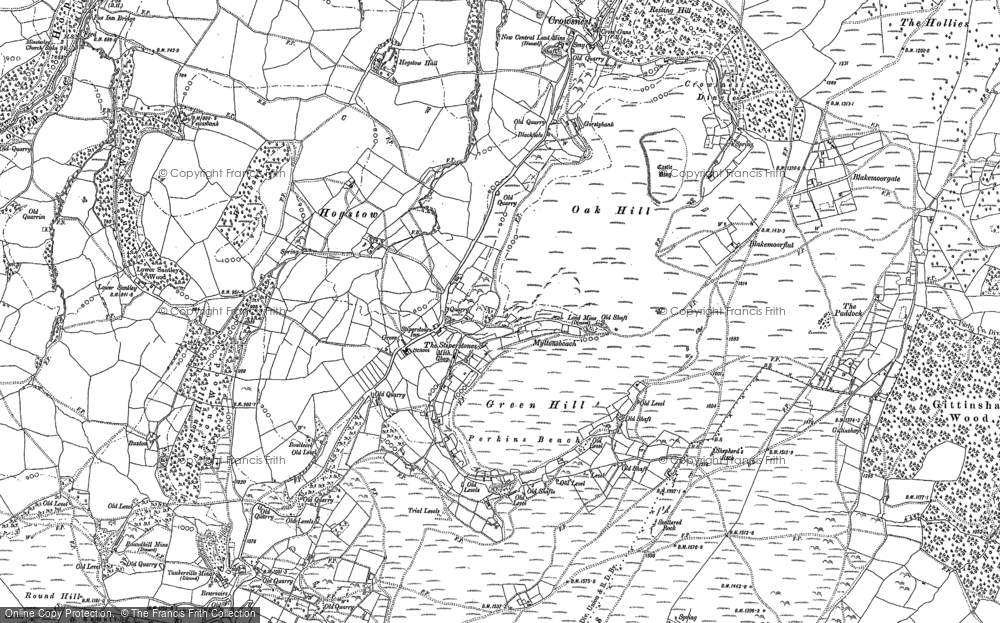 Old Map of Hogstow, 1881 - 1901 in 1881