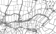 Old Map of Holbeach Bank, 1887