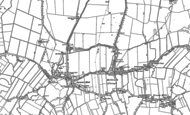 Old Map of Holbeach Clough, 1887