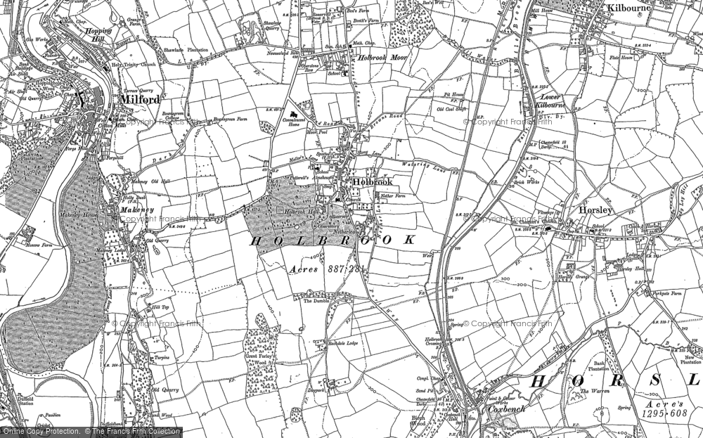 Old Map of Holbrook, 1880 - 1881 in 1880