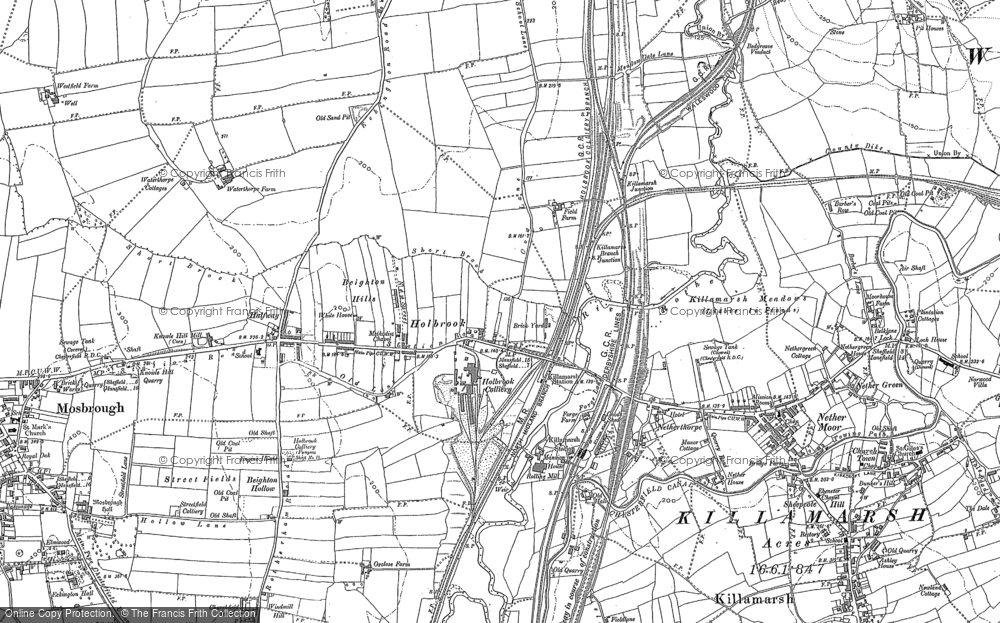 Old Map of Holbrook, 1897 in 1897