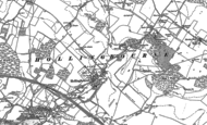Old Map of Hollingbourne, 1895 - 1896