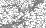 Old Map of Hollocombe, 1886 - 1887