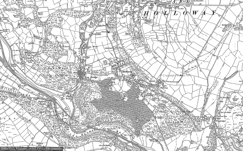 Old Map of Holloway, 1878 - 1879 in 1878