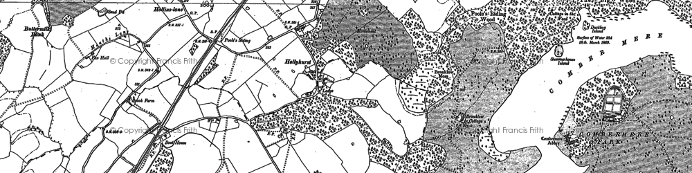 Old map of Marley Green in 1897