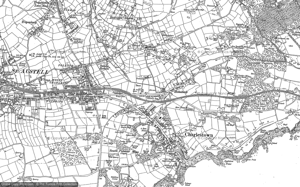 Old Map of Holmbush, 1881 - 1906 in 1881